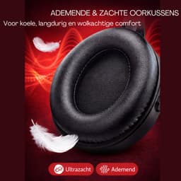 Koptelefoon Draadloos - ANC - Bluetooth - Koptelefoon met Draad - Heldere gesprekken - Koptelefoon - HiFi Geluid - Compact - Inklapbaar - 23 uur Batterij — thumbnail 5