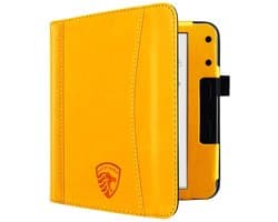 Hoesje Geschikt voor Kobo Libra Colour Sleepcover Luxe Hoes Cognac Light - ereader hoesje - cover