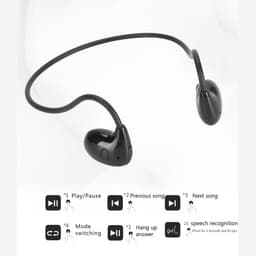 Open Oor Sportheadset met Heldere Geluidskwaliteit en Waterdichtheid - Luchtgeleiding -hoofdtelefoon voor Smartphones, Laptops en Meer — thumbnail 3