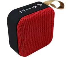 Mini Wireless Speaker - Draagbare Mini Bluetooth Speaker - Draadloze Luidspreker Waterdichte Stereo Sound Draadloze Luidspreker - Met Handvat - 4.2 Bluetooth Speaker - Geschikt voor feesten, thuis, buiten, reizen - Rood