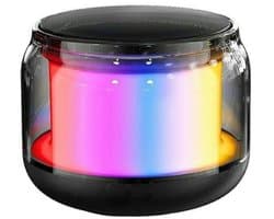 Fivesquare MiniGlow BT Speaker – Mini Bluetooth Speaker met LED Licht, Bass Boost & USB/TF/FM Ondersteuning