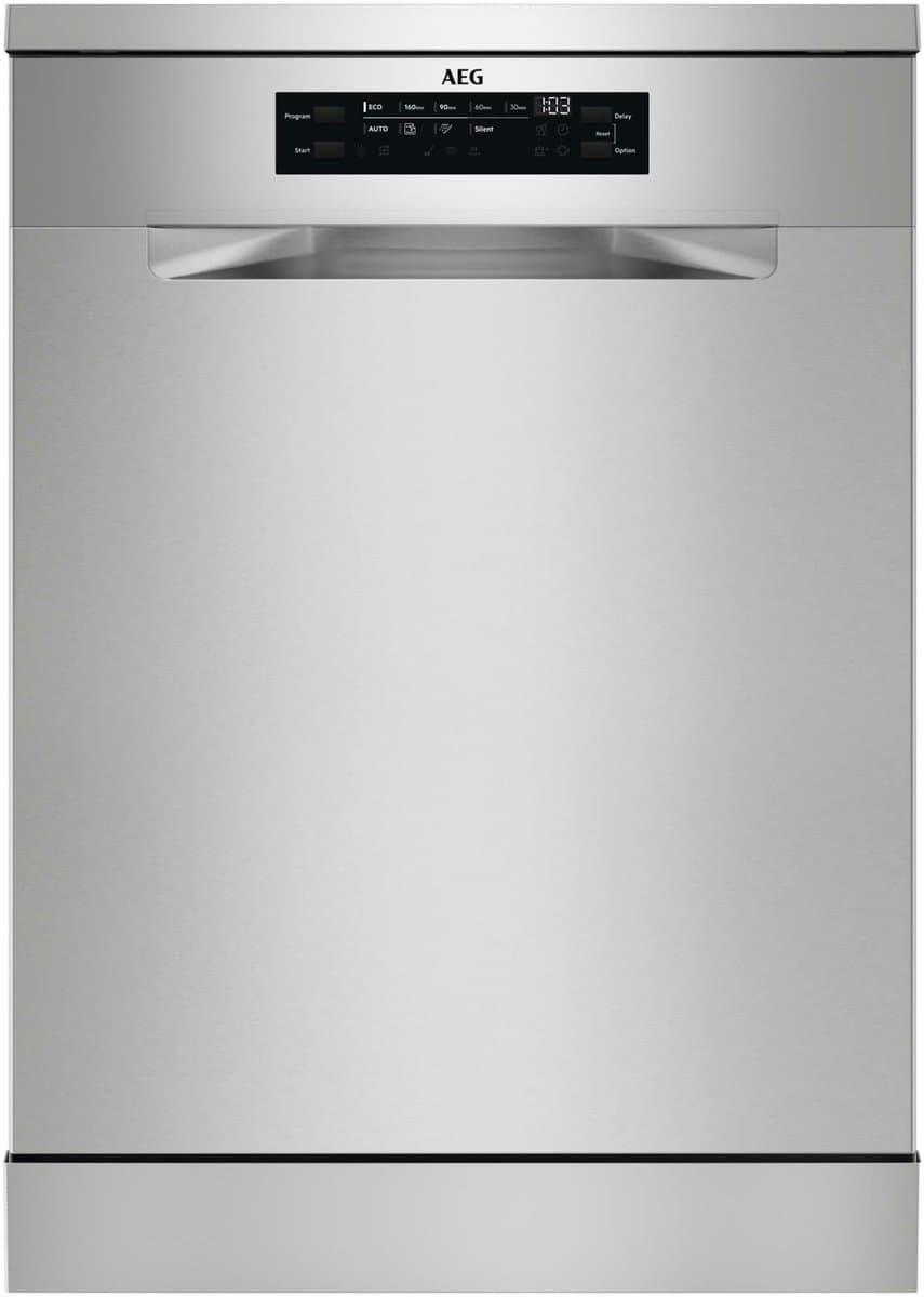AEG FFB73727PM vaatwasser – Vrijstaand – 60 cm – 15 couverts – RVS — afbeelding 1