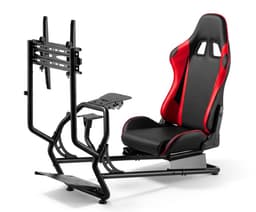 VDD Gaming - Racestoel - Race simulator - Sim Racing Cockpit - Racestoelen - Racing seat - Cockpit - Racing cockpit - Race simulator compleet - Race sim stoel - Cockpit Simulator - Volledig Verstelbaar - Met beeldscherm Bevestiging - Incl. Race stoel — thumbnail 1