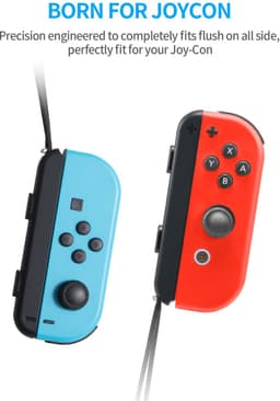 Wrist Strap Band Hand Touw - Lanyard geschikt voor Nintendo Switch Joy-Con - Handgreepaccessoires - zwart — thumbnail 5