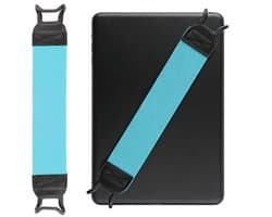 Antislipband voor tablets - 3*20 cm - Geschikt voor tablets van 7,8 tot 13 inch - Veiligheidsband voor tablets - Ook geschikt voor mobiele telefoons en e-readers - Bediening met één hand - Voorkomt vallen - Vermindert de druk op de vingers