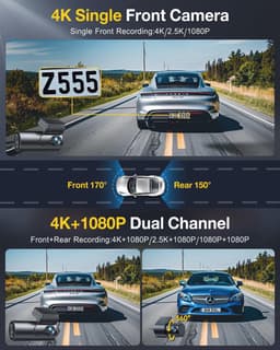 4K Dashcam met 5G WiFi en GPS — thumbnail 3