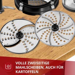 Multifunctionele Keukenmachine met 800W Motor - Kneedmachine, Mixer en Hakmolen — thumbnail 4