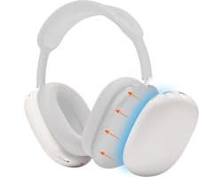 Beschermhoes Oorschelpen voor AirPods Max – Premium Siliconen Buitenkant – Beige