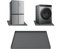 Goodivery® - Lekbak Wasmachine - 60 X 60 CM - Vloerbeschermer Met 2,3 CM Hoge Randen - Lekbak Voor Wasmachine En Vriezer - Droogbak Voor Droger - Wijnkast En Koffiezetapparaat