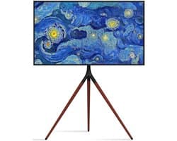 Houten Tripod TV Standaard Ezel voor 45-65 inch LCD/LED/Plasma Televisie