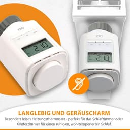 4x Programmeerbare Slimme Radiatorknop voor Energiebesparing tot 30% | Universele Montage — thumbnail 4