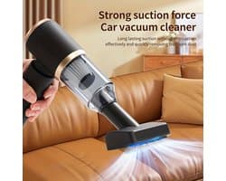 Stofzuiger, autostofzuiger, multifunctioneel, kleine mini handstofzuiger Geschikt voor thuis en in de auto, sterke zuigkracht.