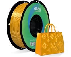 Flexibel 1.75 mm Zijdeachtig TPU Filament 95A voor 3D Printers - Gouden Kleur