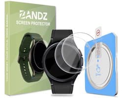 Bandz Gehard Glas Screenprotector (2 Pack) 43mm met One-Click installatietool – geschikt voor Samsung Galaxy Watch 6 Classic 43mm - Helder - Krasbestendig - Bubbelvrij