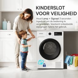 Heinner HHPD-M8N13PBKE++ Warmtepompdroger - 8 kg - 16 Programma’s - LED-display - Anti-kreuk - Trommelverlichting - 5 Jaar Garantie — thumbnail 9