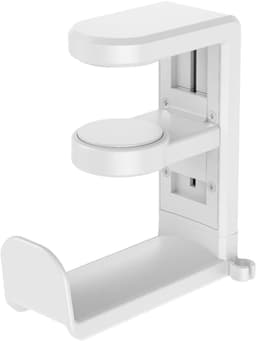 longziming -Klembevestigde Headset Houder voor Bureau – Draaibare 360° Koptelefoon Haak – Punch-free Ophangrek voor Hoofdtelefoons, Gaming Headsets & Accessoires – Handige Opslag voor Werkplek — thumbnail 1