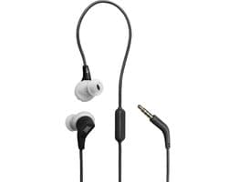 JBL Endurance Run 3 - Bedrade Sport Oordopjes - In-ear met FlipHook & TwistLock - Oortjes - 3.5 mm Koptelefoon Aansluiting - IP65 - Hardlopen & Fitness - Zwart