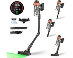 MYBOT S10 VisionPro - Steelstofzuiger - 430W - 34Kpa - 3 Zuigniveaus - Vacuum Cleaner - Steelstofzuiger Draadloos - Zonder Zak - Op Accu