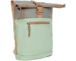 New Rebels Mart New York Rolltop Rugzak 17-21L Waterafstotende Laptop Rugtas 15.6 inch Werktas Rolltop – Sage Green