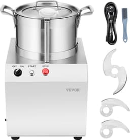 VEVOR Keukenmachine Groentesnijder 6L Voedselveilige Roestvrijstalen Mixer — thumbnail 1
