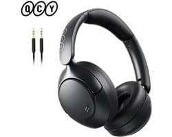 Molain Koptelefoon - Draadloos - Noise cancelling - Bluetooth - 55 uur afspeeltijd - 3 Mics - Fast charge - 360° Spatial Sound - Zwart