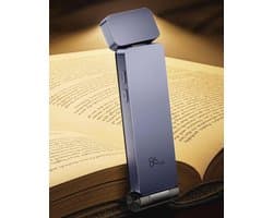 Oplaadbare Leeslamp met Klem en Traploos Dimmen - Ideaal voor Nachtlezen