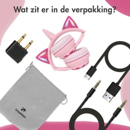 imoshion Kinder Koptelefoon Unicorn - Bluetooth en Decibelbegrenzer - Draadloze Koptelefoon Kinderen — thumbnail 10
