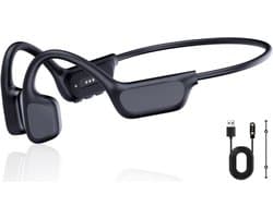 White-Label® Bone Conduction Headphone - Koptelefoon voor Activiteiten - Draadloos - Bleutooth - Zwart