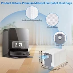 G20s Ultra Vervangingsonderdeel Accessoires voor Roborock G20s Ultra/Saros 10R/Qrevo CurvX met 6 Stofzakken, Onderhoudskit, Stofzuige — thumbnail 2