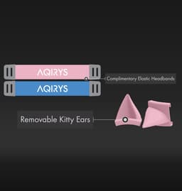 Aqirys Alya White 2.0 – Gaming Headset – Wit – Stereo – Lichtgewicht Headset met Mic — thumbnail 4