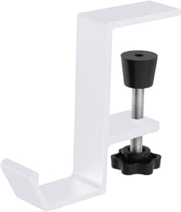 Opbergtas voor hoofdtelefoon-hoofdtelefoon-headset-desktop-gamehoofdtelefoon-sleutelhanger-zak-enkellaags-wit — thumbnail 1