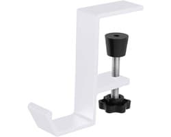 Opbergtas voor hoofdtelefoon-hoofdtelefoon-headset-desktop-gamehoofdtelefoon-sleutelhanger-zak-enkellaags-wit