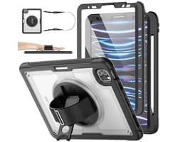 Schokbestendig Hoesje voor iPad Pro 11 & Air 4e/5e Generatie met Schermbeschermer en Roterende Handriem