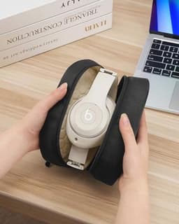 Zachte Hoofphone Case - Bescherming voor Vouwbare Over-Ear Hoofdtelefoons — thumbnail 2