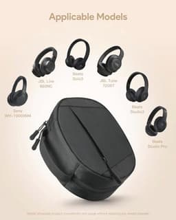 Zachte Hoofphone Case - Bescherming voor Vouwbare Over-Ear Hoofdtelefoons — thumbnail 4