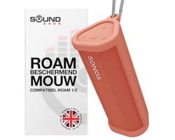 Sterke Siliconen Draagtas voor Draadloze Bluetooth-Luidsprekers - Optimale Bescherming en Mobiliteit (Rood)