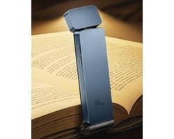 Oplaadbare Leeslamp met Boekenklem en Dimbare Ledverlichting voor Nachtelijk Lezen