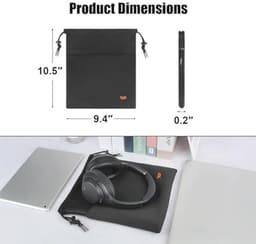 Draagbare Hoofdtelefoontas met Kabel Organizer voor Reisaccessoires — thumbnail 4