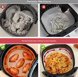 Zwarte vierkante airfryer magneethouder (verpakking van vier), hittebestendige samariumkobalt magneet, siliconen clip voor airfryer magneten. — thumbnail 3