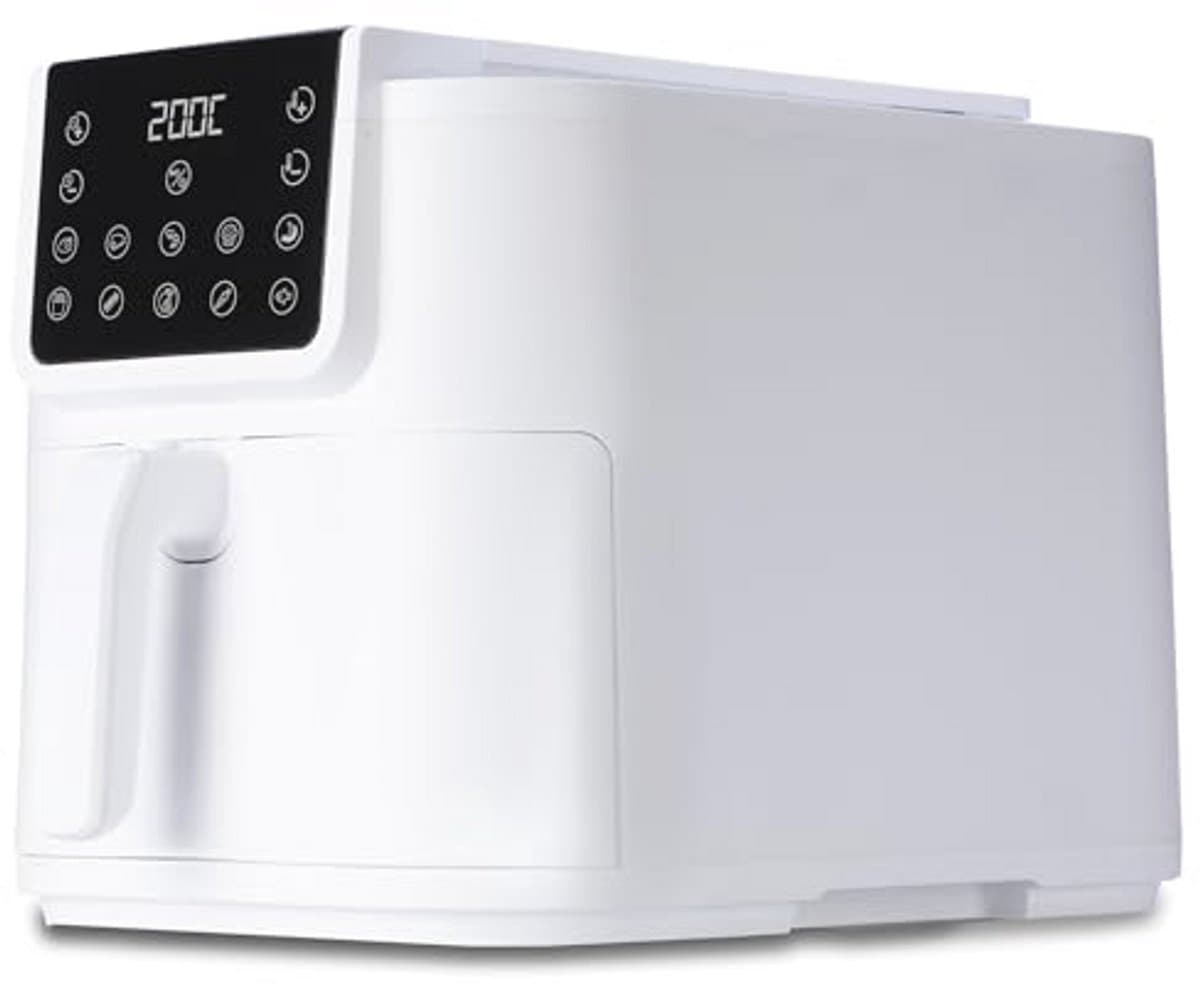 Heteluchtfriteuse 8 liter - Slim Extra Diepe Friteuse met Digitaal Display — afbeelding 1