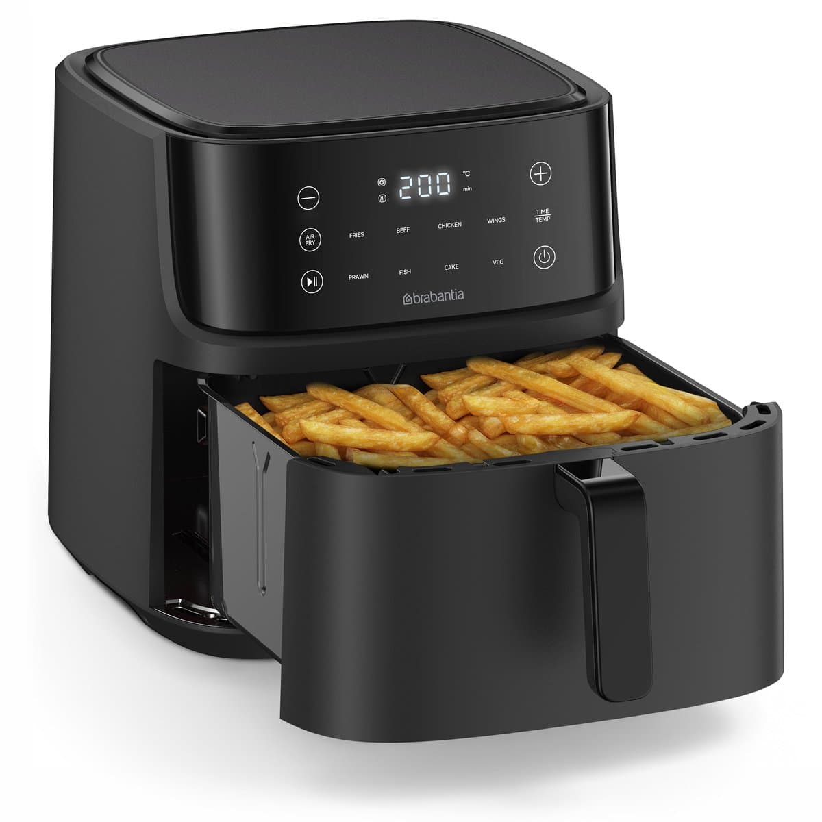 Brabantia Airfryer XXL - 7.6 liter - Digitaal Touchscreen - 8 Kookprogramma's - Tot 8 Personen - PFAS-Vrij - 80ºC tot 200ºC - 1700 Watt - BBEK1138 — afbeelding 1