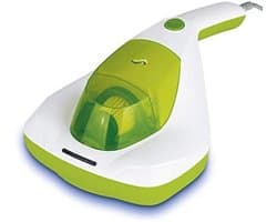 Huisstofmijt Stofzuiger - Mit-Handstofzuiger - Anti-Mijtstofzuiger Met UV-C-Licht - Vernietigt 99,9% Van Alle Mijten, Inclusief HEPA-Filter - En 250 Ml Stofcontainer - [Matrasstofzuiger/Limoengroen)