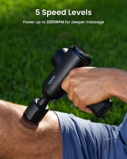 RENPHO Active Thermacool Massage Gun - Warmte- & Koudetherapie - Krachtige Percussie Massage - 5 Massagekoppen - Stil & Oplaadbaar - Spierherstel & Ontspanning — thumbnail 5