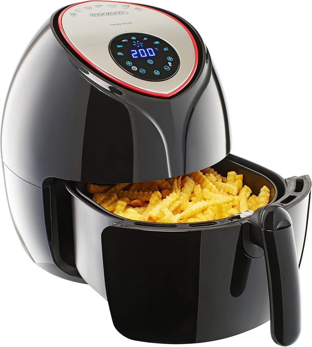 6.5L XXL Digitale Heteluchtfriteuse met Aanraakscherm - Gezond en Vetvrij Koken — afbeelding 1