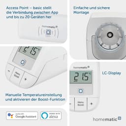 Slimme Verwarmingsset voor Thuisgebruik – Digitale Radiatorthermostaat met App en Spraakbesturing — thumbnail 2