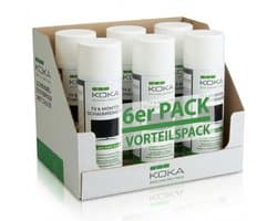 6x set KOKA reinigingsschuim spray bus reiniger TV OLED LCD LED TFT televisie PC Monitor