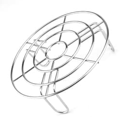 Ronde Kookstand - Roestvrijstalen Grate Kookstand - Ronde Grill - Stoomrek - Koelrooster - Topstand - Roestvrijstalen Stoominzet - Airfryer Accessoires voor Pannen - Bakken en Koken — thumbnail 1