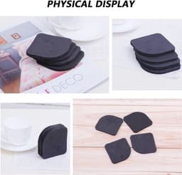 Anti-vibratiepads voor huishoudelijke apparaten - Geluidsabsorberend, rubberen voetpads, trillingsdempers (8 stuks) — thumbnail 2