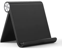 2-pack tabletstandaards Geschikt voor thuis- en kantoorgebruik, kunnen ook worden gebruikt als telefoonstandaards, Geschikt voor tablets tot 10,5 inch (zwart).