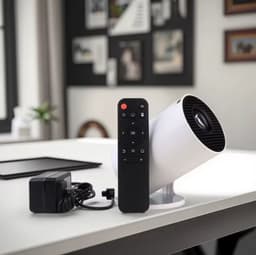 Magcubic HY300 Pro Projector – Draagbare 4K Support Mini Beamer – Android 14 – WiFi 6 & Bluetooth 5.4 – 260 ANSI – 180° Lens – Home Theater — thumbnail 3
